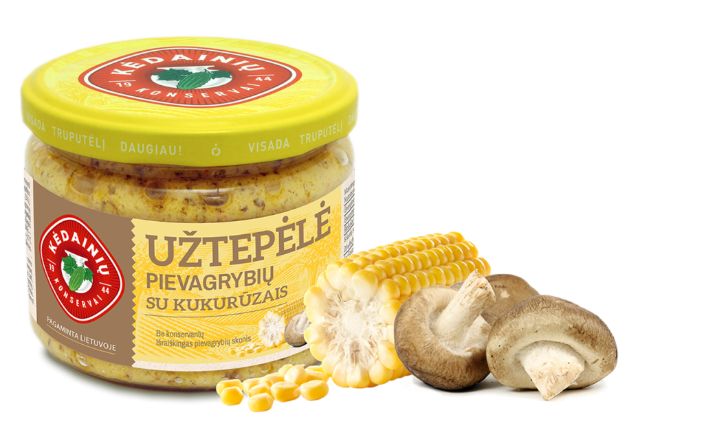 Button Mushroom Spread with Corn